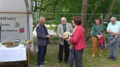 Grundsteinlegung Freilandlabor 2016.06.29